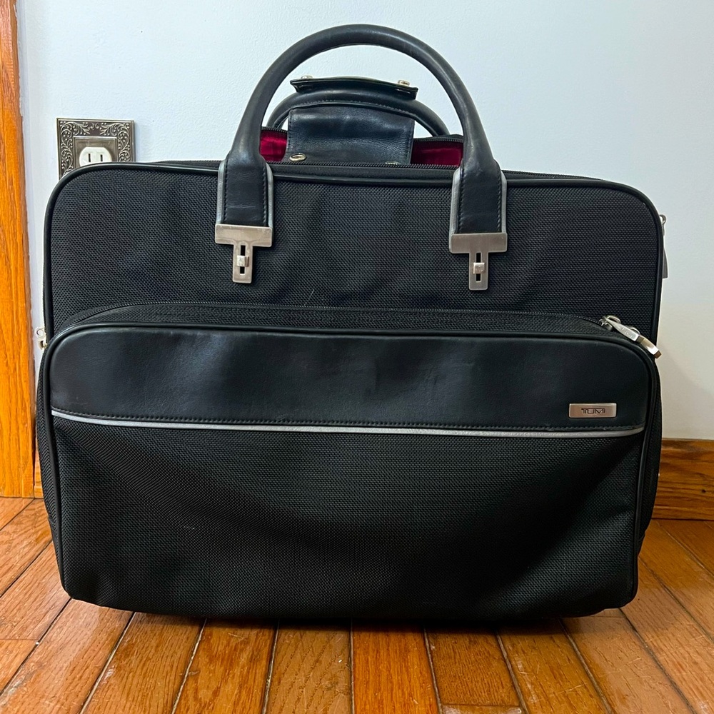 Tumi roller briefcase